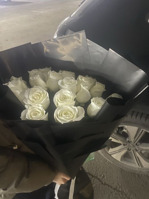 букет розы 21 штук свежие