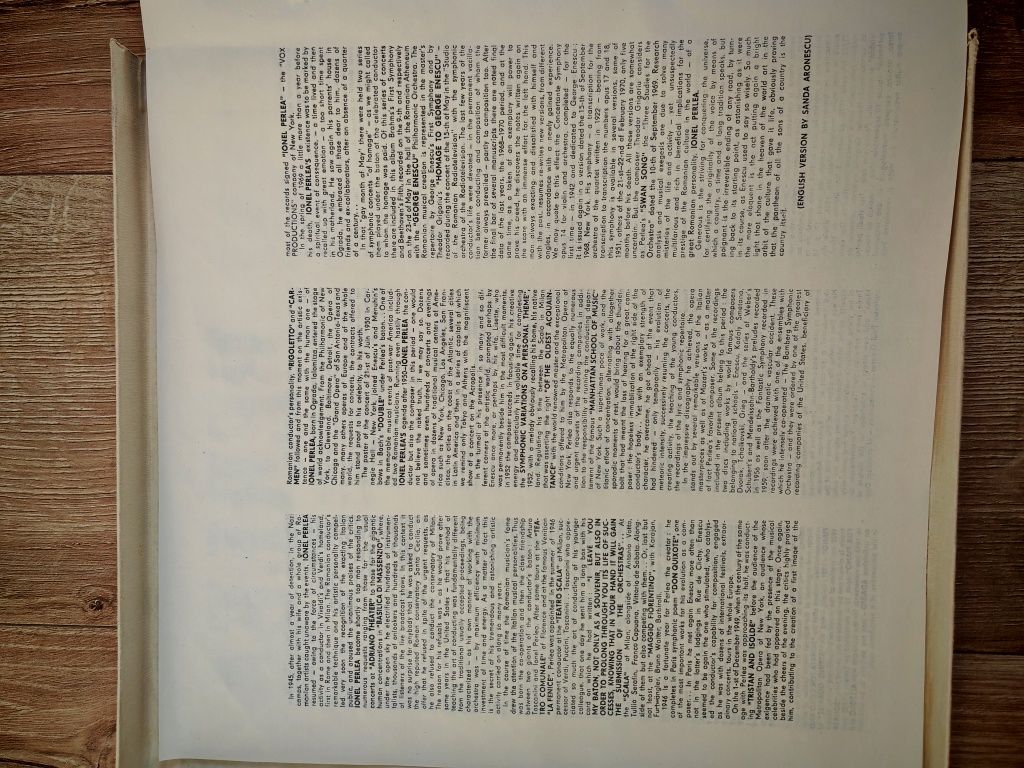 (NM+) Vinil Box 7× Ionel Perlea 1977