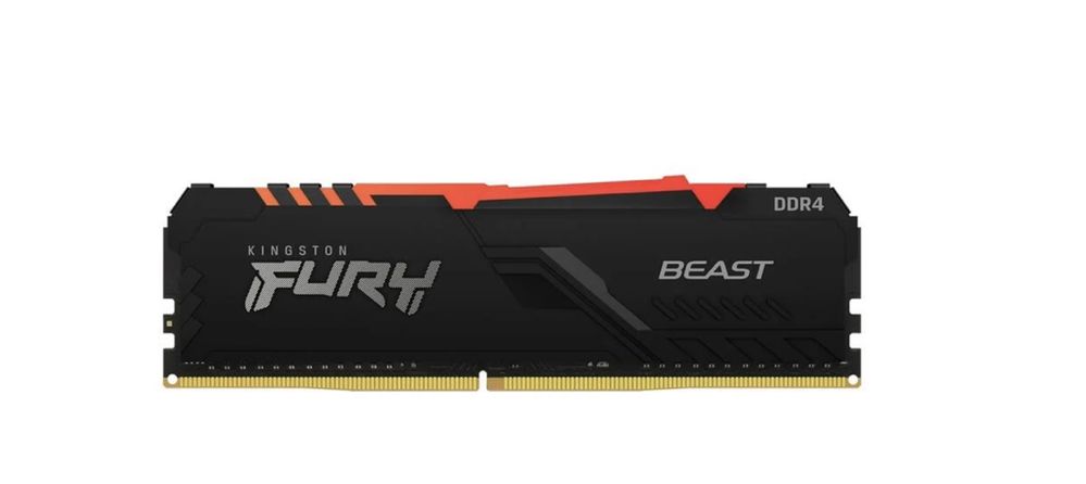 Оперативная память DDR4 DIMM 8GB/3200MHz Kingston FURY Beast RGB