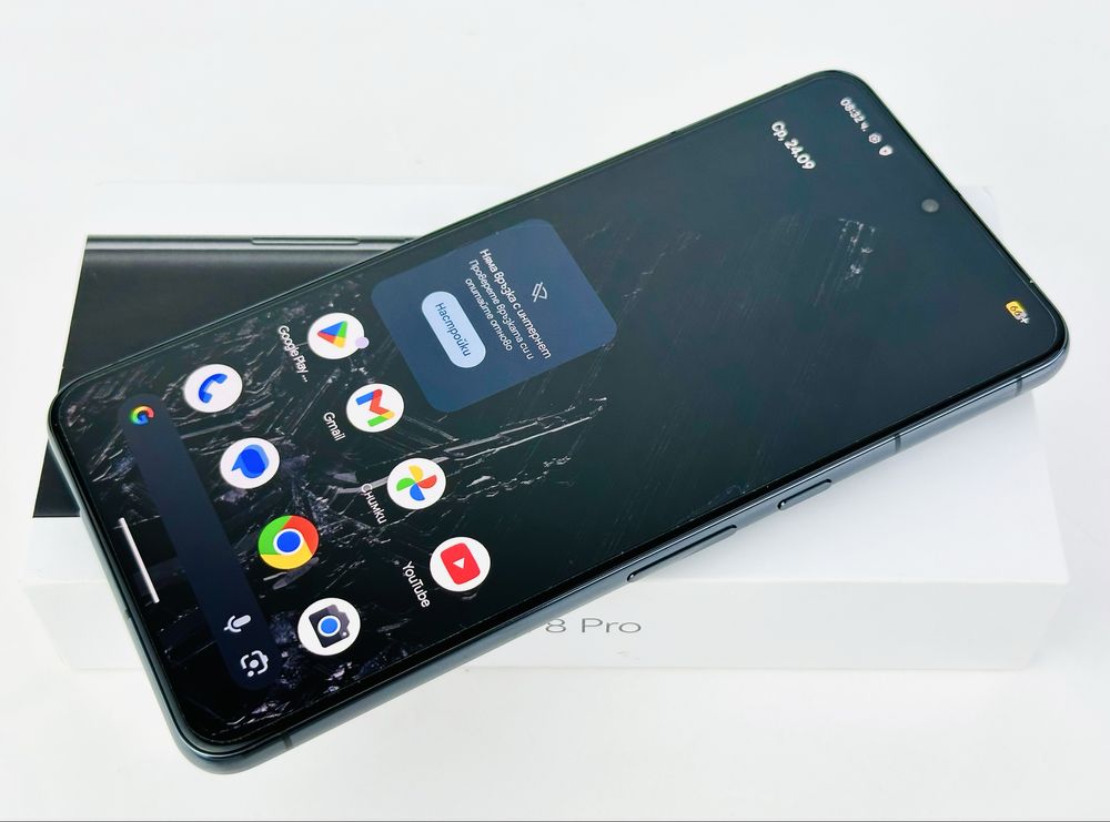 Google Pixel 8 Pro 5G 256GB 12RAM Obsidian Перфектен! Гаранция!