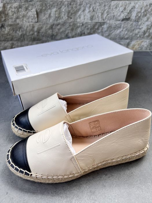 Vand espadrile EVA LONGORIA de piele, Marimea 36