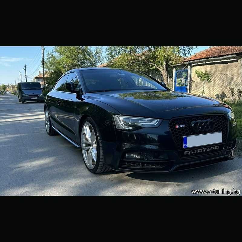 Тунинг решетка RS5 визия с “quattro” за Audi A5 8Т FL
