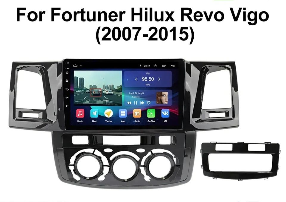 Мултимедия TOYOTA HILUX , FORTUNER андроид навигация Android 2004-14