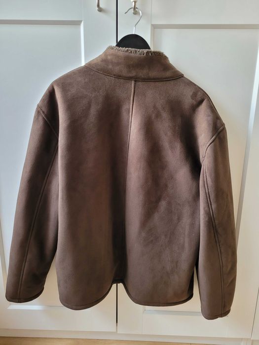 Haina / Geaca de iarna din piele intoarsa si imitatie de blana Diyanuo