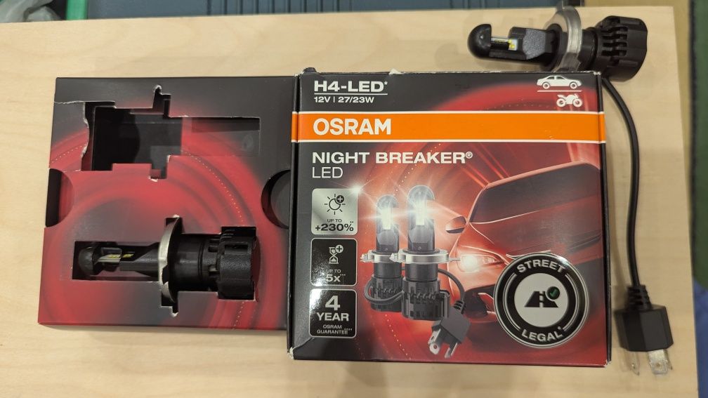 LED лампа Osram H4. Made in Italy