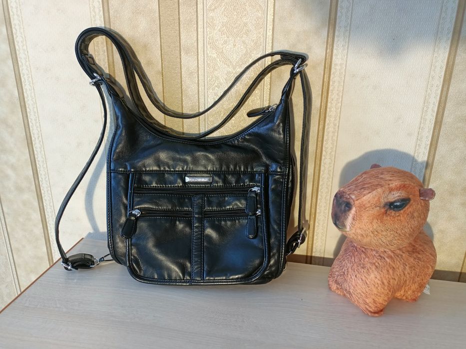 Продам сумку-рюкзак кожаную женскую