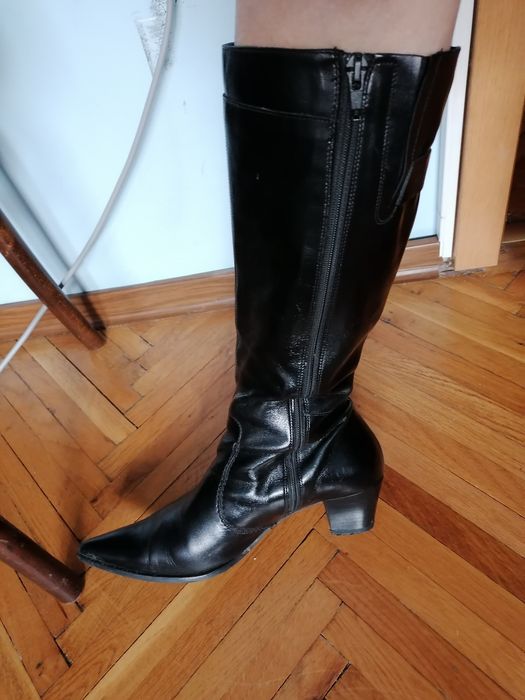 Cizme din piele pentru dame
