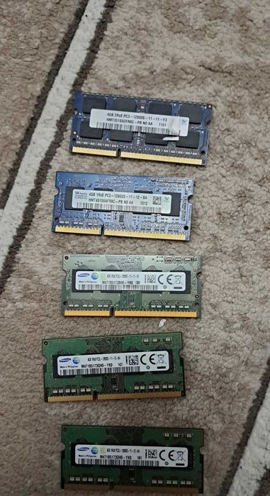 Sodim , memorie laptop  ddr3l  de 4 gb 1600 -samsung ,micron –raritate