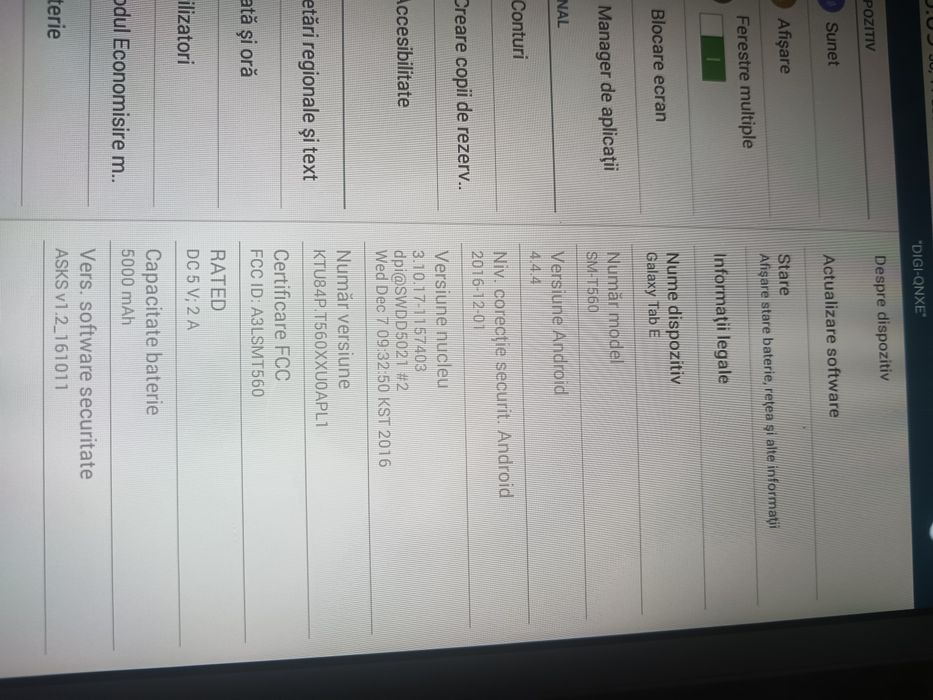 Vând tabletă Samsung