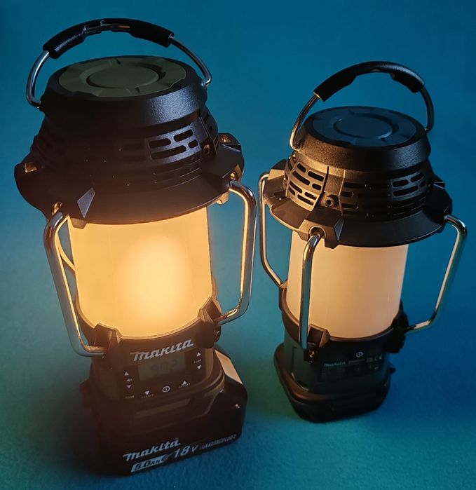 Radio cu felinar Makita, 18V (lama camping cu radio)