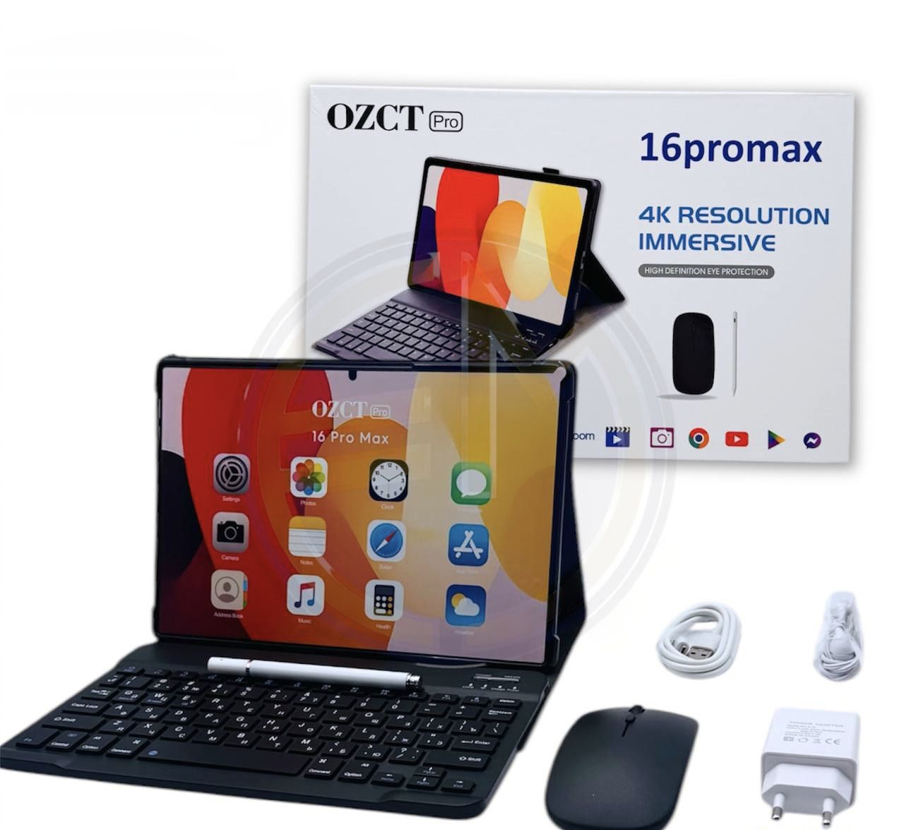 New Planshet OZCT 16 Pro Max plansheti, 5G Sim card, 16/512 GB