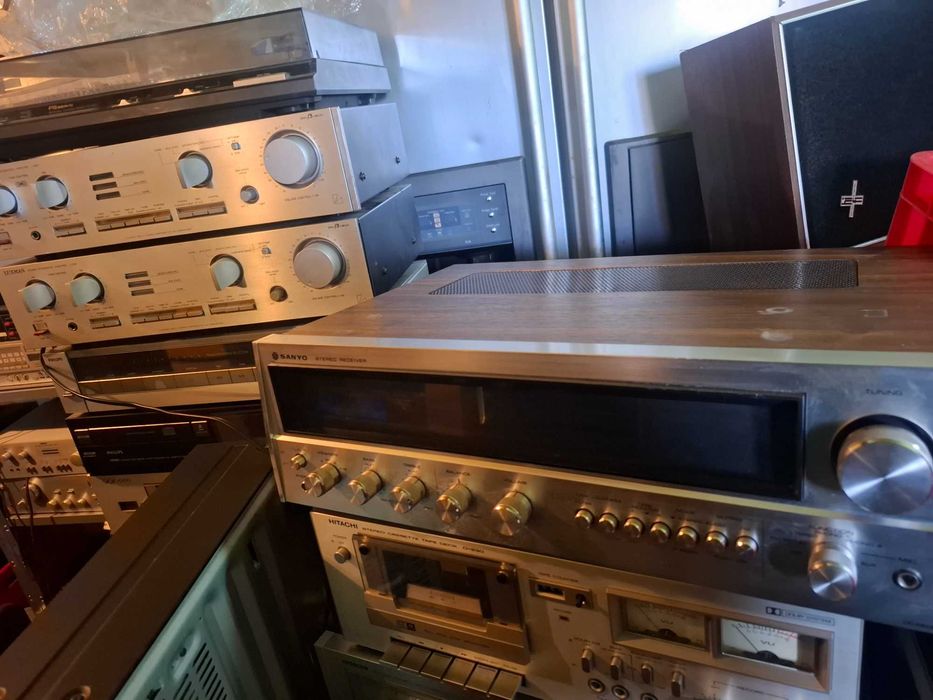 statie amplificator stereo receiver 5x100w sony technics denon optic
