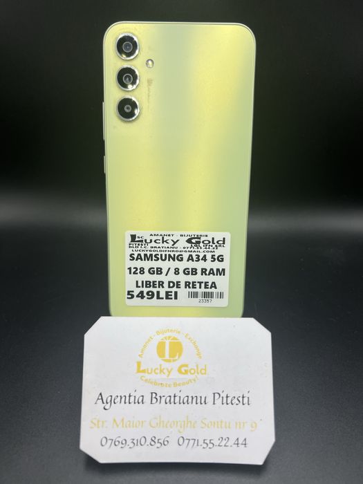 Samsung A34 128gb 8gb Ram cod produs 23357