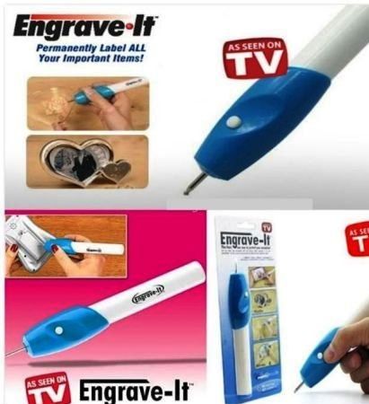 Намалена Гравираща писалка за гравиране, гравьор, Химикалка за гравира