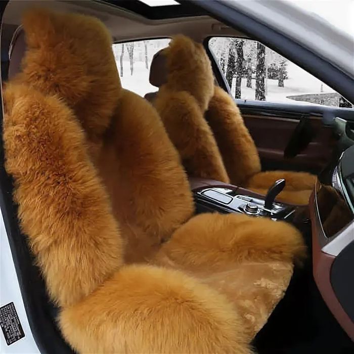 Продам новый авточехол из натуральной овчины