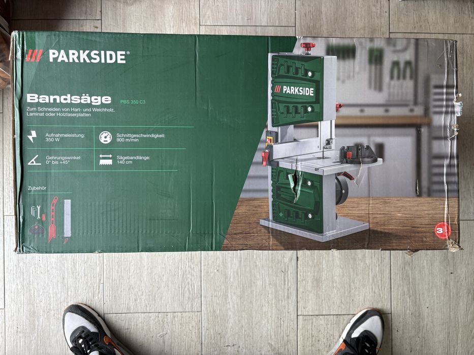 Fierăstrău panglica Parkside PBS 350 C3