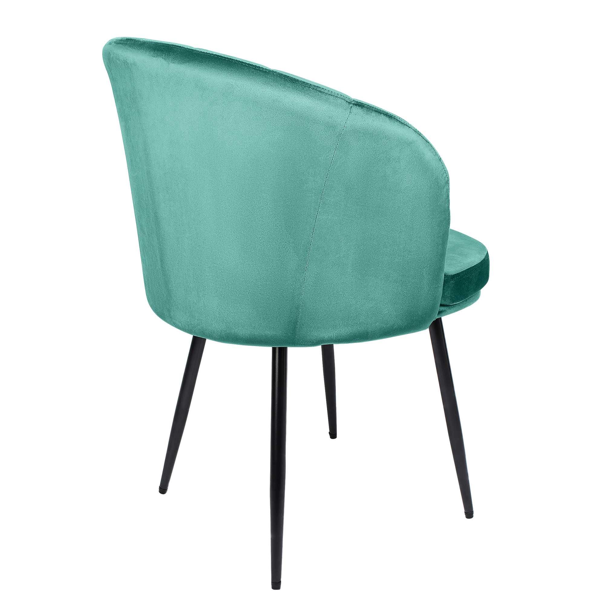 RESIGILAT Set 2 Scaune tip Fotoliu Dining/Bucatarie Dr.Home - Verde
