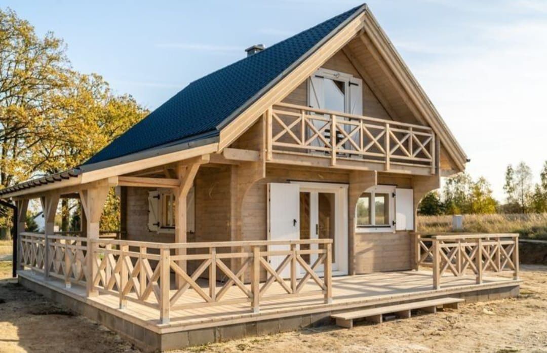 Cabane tip A din lemn