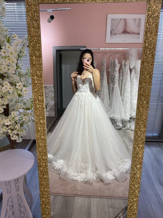 Булчинска рокля принцеса разпродажба