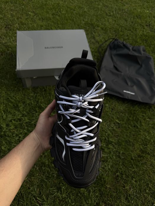 Adidasi Balenciaga Track Black And White / Premium / 2025