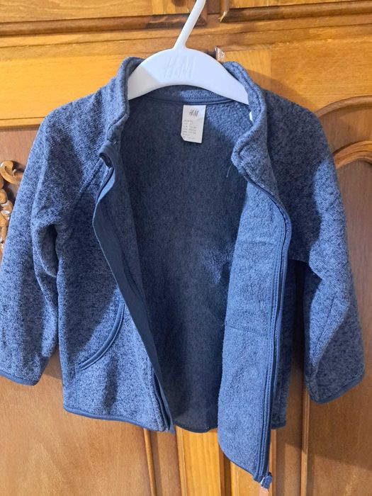Set pantalon+bluza fermoar POLAR pentru copii - marime 92