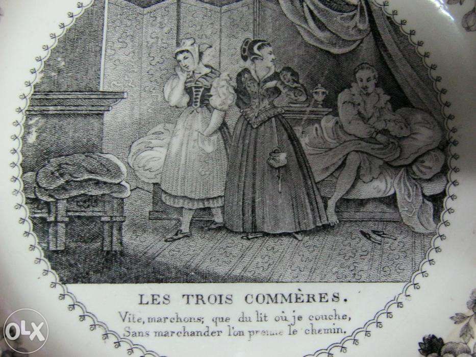 2 buc farfurii 1840,set,LEBEUF/MONTEREAU,1840