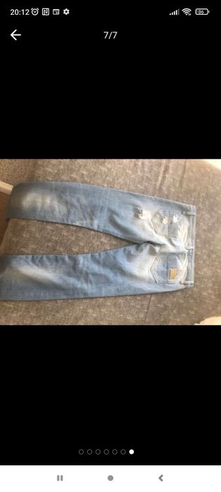 Elizabetta Franchi  дънки на кръпки,светло сини почти неносени