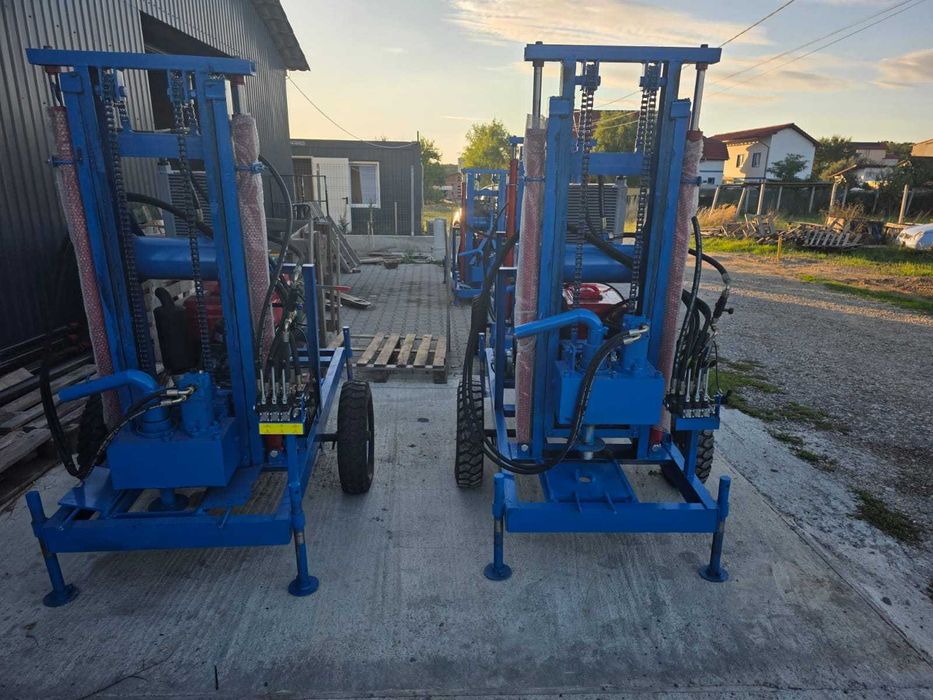 Utilaj Foraj DIESEL 32CP , Masina forat NOUA 100m prajina 5 sape !