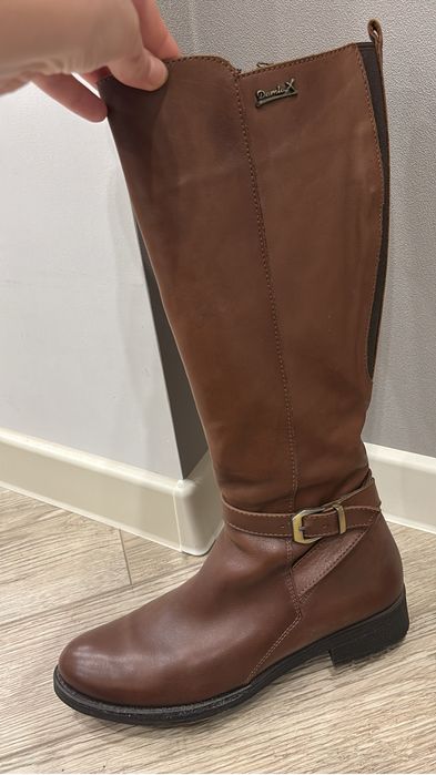 Сапоги 38 размера натуральная кожа и натуральный мех