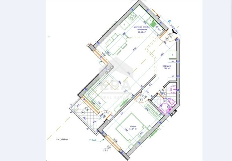 Продава се Двустаен апартамент в Варна, Виница - 68 кв.м за 1683 €/кв.м - Снимка #8