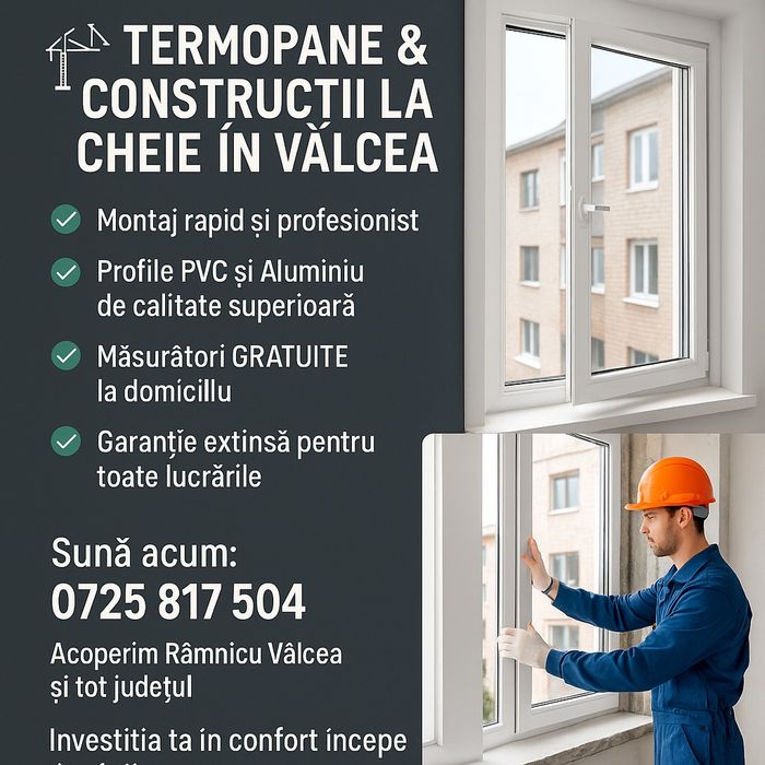 Amenajări Complete – Interior | Exterior | Termopane