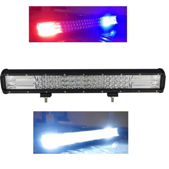 Pachet LED BAR POLICE +SIRENA 6 Melodii cu Microfon TRANSPORT 0