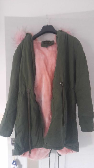 Parka geacã blãnitã pentru iarnã
