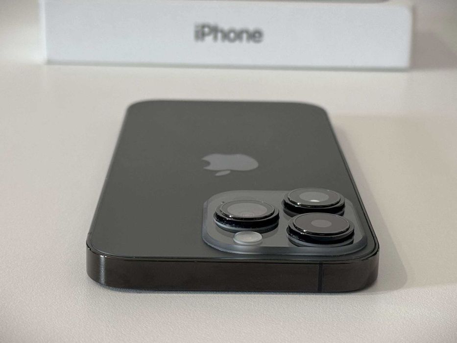 Бартер! Като НОВ! iPhone 14 Pro Space Black (Черен) 85% Батерия.
