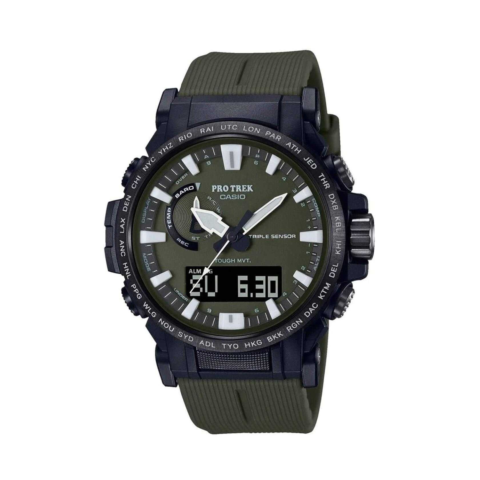 Мъжки часовници Casio Pro Trek - издръжливост - качество - компас