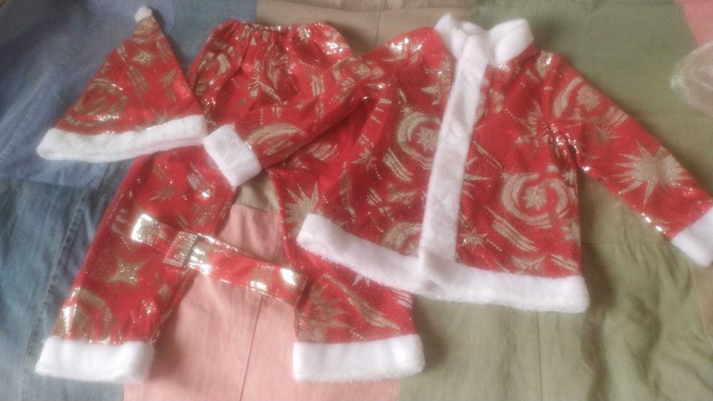 Карнавальный костюм Деда Мороза для мальчика лет 5-6