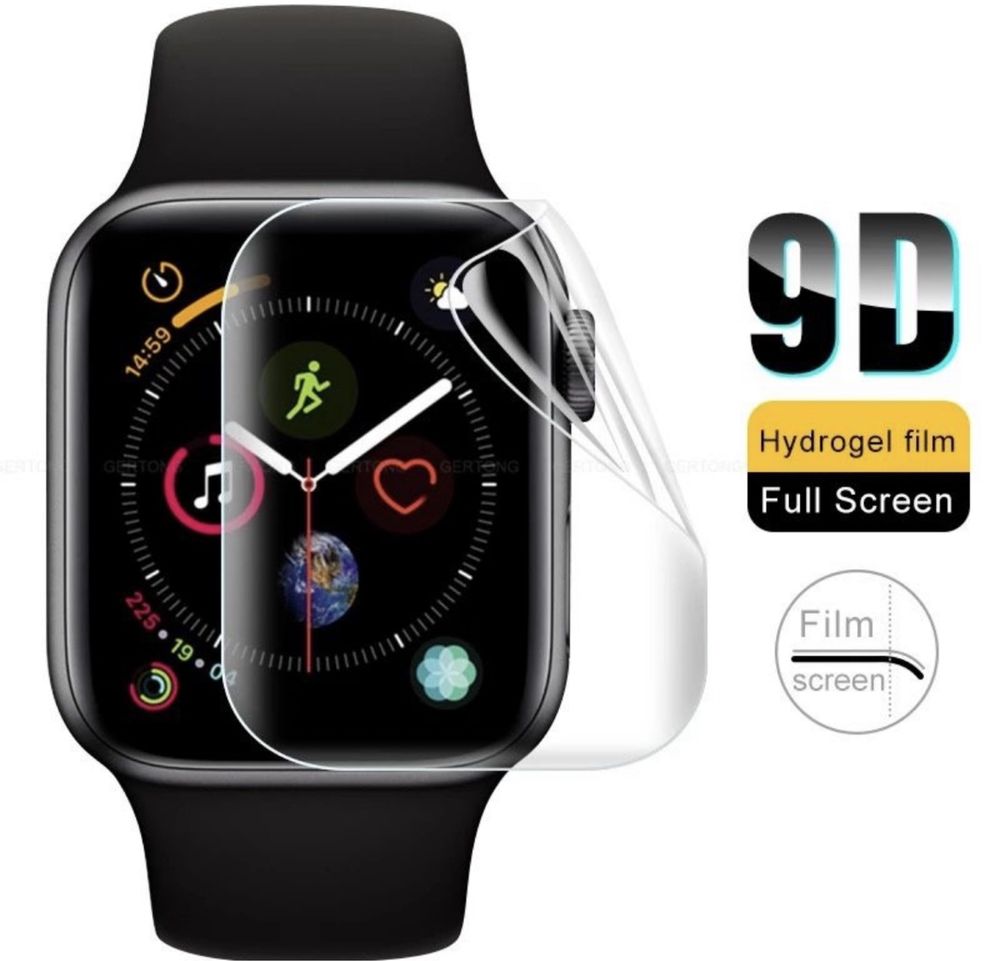 Folie Curved Silicon Clear Pentru Apple Watch Serie Completa