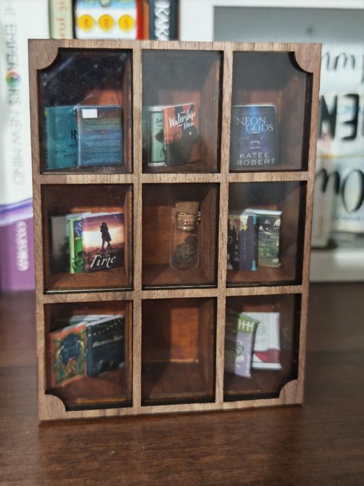 Mini raft cu cărți decor