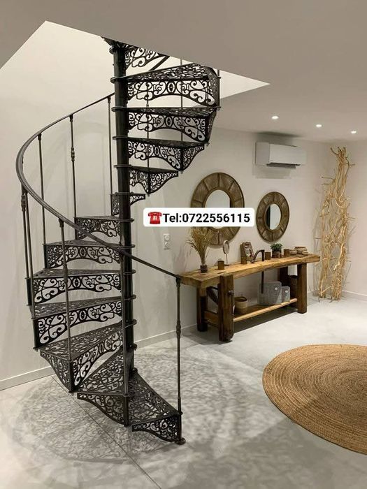 Scări Spirală pentru interior și exterior