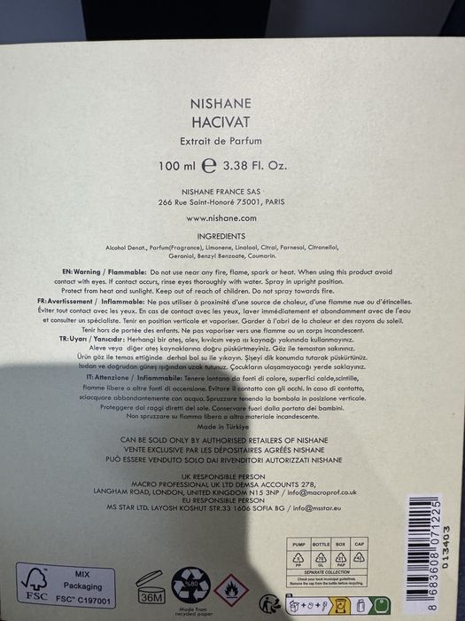 nishane hacivat original