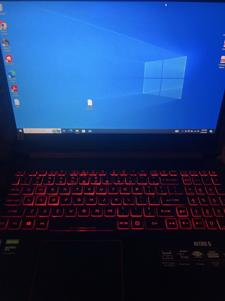 Vand laptop acer nitro 5
