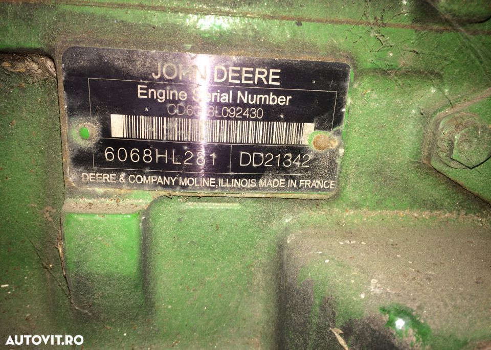 motor john deere 6068 pentru tractor