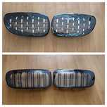 Grile capota diamond duble BMW E46 F10 F11 F30 E60 E61 E90 E91 E92 E93