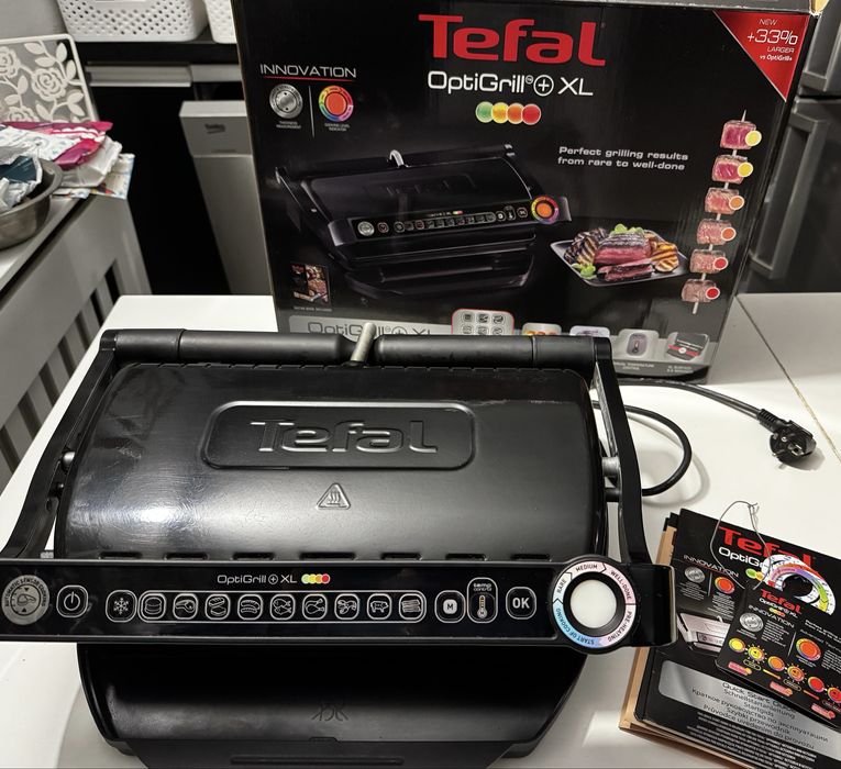 Grătar electric Tefal OptiGrill+ XL