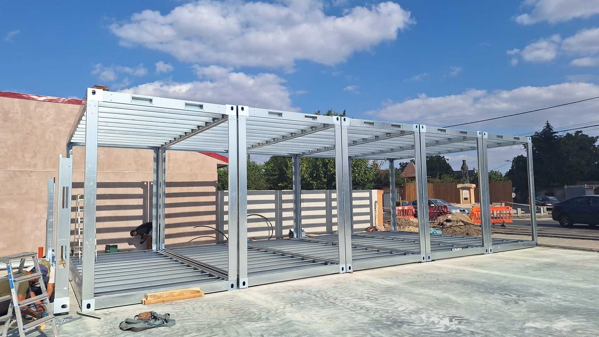 Structura modulara 6060x2430x2880 stalpi de 3 mm