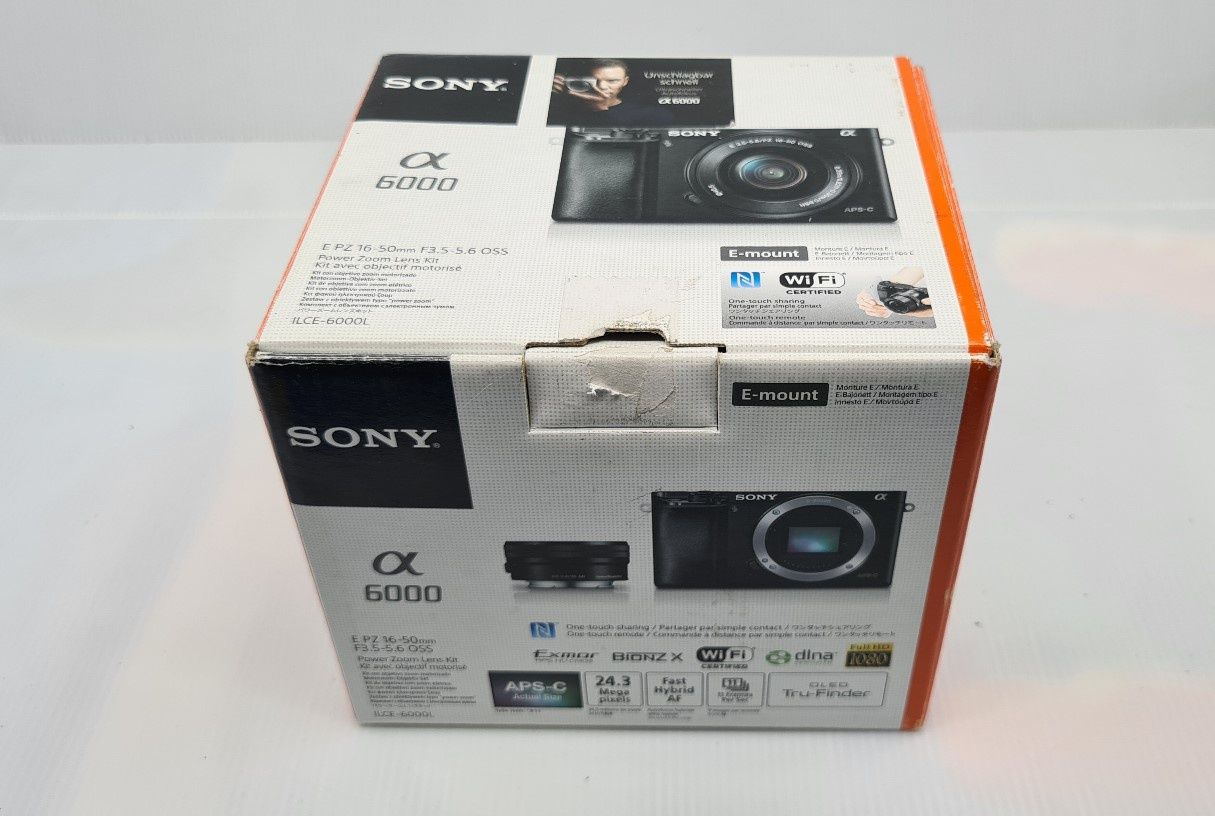 Camera mirrorless Sony A6000 + 16-50 full box