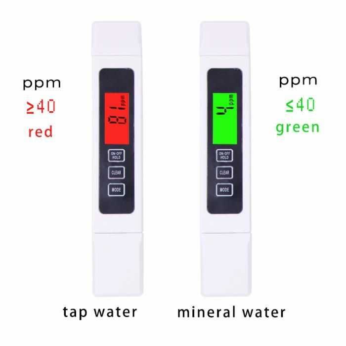 TDS - метър 3в1, 0-9990 ppm , 0.1-80.0°C, твърди частици, 20200021