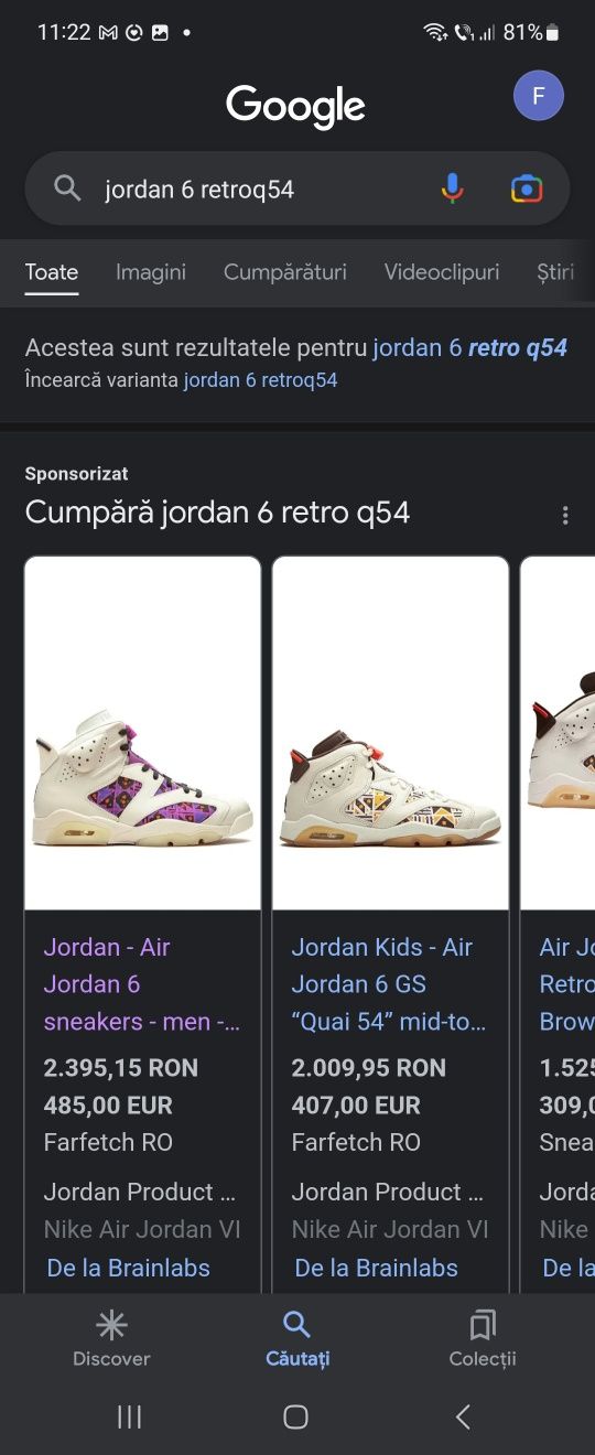 Vând s au schimb jordan retro 6