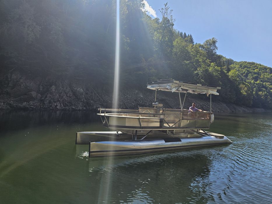 Vand Barca Catamaran Ponton Solar Full Electric