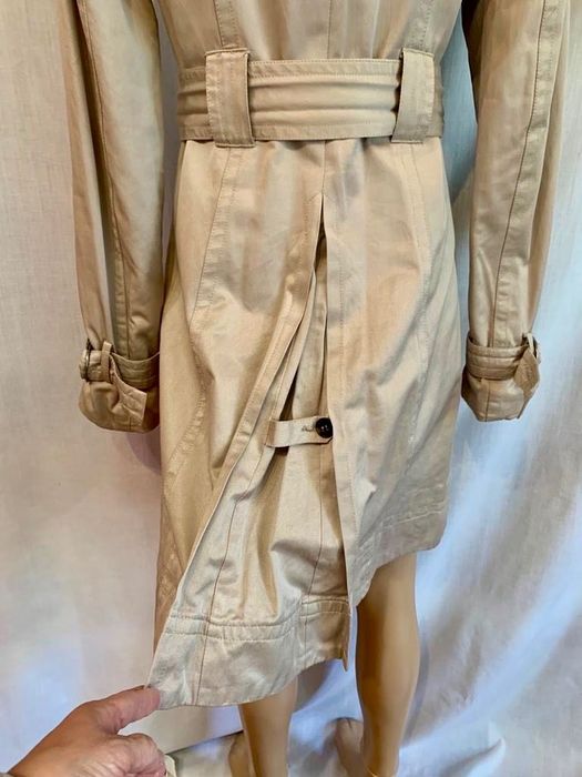 Trench cambrat bej auriu
